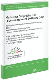 Abbildung von: Marburger Gespräche zum Lebensmittelrecht 2020 und 2021 - Fachmedien Recht und Wirtschaft