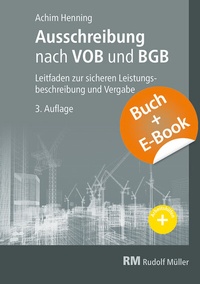 Abbildung von: Ausschreibung nach VOB und BGB  - Rudolf Müller Verlag