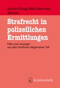 Cover: Strafrecht in polizeilichen Ermittlungen - Kriminalistik Verlag