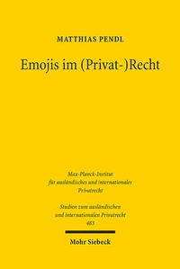 Abbildung von: Emojis im (Privat-)Recht - Mohr Siebeck