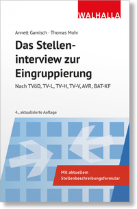 Abbildung von: Das Stelleninterview zur Eingruppierung - Walhalla