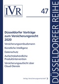 Cover: D&uuml;sseldorfer Vortr&auml;ge zum Versicherungsrecht 2020 - VVW Verlag Versicherungswirtschaft