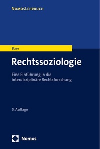 Abbildung von: Rechtssoziologie - Nomos
