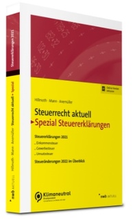 Abbildung von: Steuerrecht aktuell Spezial Steuererklärungen 2021 - NWB