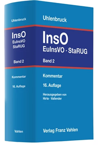 Abbildung von: Insolvenzordnung: InsO - Band 2 - Vahlen