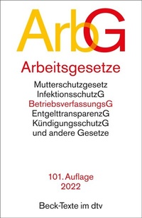 Abbildung von: Arbeitsgesetze: ArbG - dtv