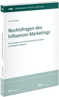 Cover: Rechtsfragen des Influencer-Marketings - Fachmedien Recht und Wirtschaft