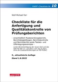 Cover: Checkliste 10 f&uuml;r die Anfertigung und Qualit&auml;tskontrolle von Pr&uuml;fungsberichten - IDW
