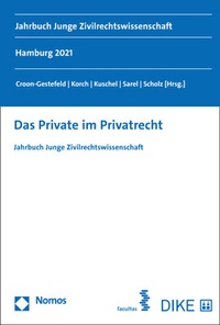 Abbildung von: Das Private im Privatrecht - Nomos