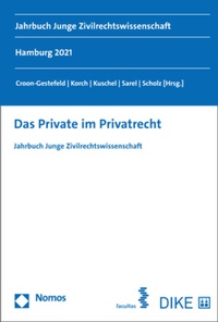 Abbildung von: Das Private im Privatrecht - Nomos