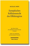 Cover: Europ&auml;isches Kollisionsrecht des Effektengiros - Mohr Siebeck
