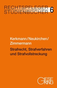 Abbildung von: Strafrecht, Strafverfahren und Strafvollstreckung - Gieseking