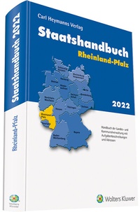 Abbildung von: Staatshandbuch Rheinland-Pfalz 2022 - Carl Heymanns Verlag