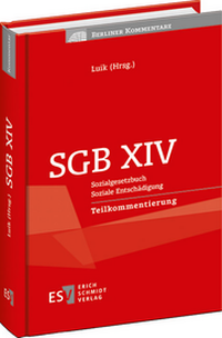 Abbildung von: SGB XIV Sozialgesetzbuch Soziale Entschädigung  - Erich Schmidt Verlag