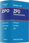 Abbildung von: Zivilprozessordnung: ZPO - Vahlen