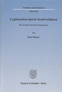Enlarge image Cover: Legitimation durch Strafverfahren - Duncker & Humblot