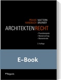 Abbildung von: Praxishandbuch Architektenrecht (E-Book) - Reguvis Fachmedien