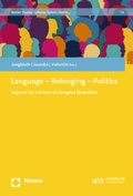 Cover: Language - Belonging - Politics - Nomos