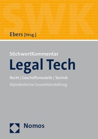 Abbildung von: StichwortKommentar Legal Tech - Nomos