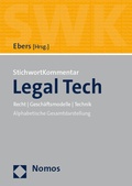 Cover: StichwortKommentar Legal Tech - Nomos