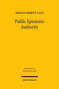 Abbildung von: Public Epistemic Authority - Mohr Siebeck