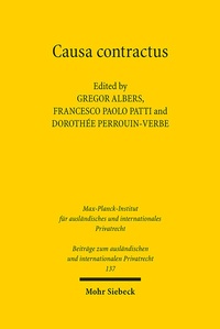 Bild: Causa contractus - Mohr Siebeck