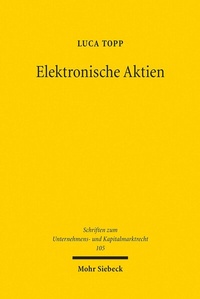 Abbildung von: Elektronische Aktien - Mohr Siebeck