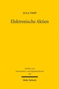 Cover: Elektronische Aktien - Mohr Siebeck