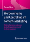 Cover: Werbewirkung und Controlling im Content-Marketing - Springer Gabler