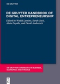 Cover: De Gruyter Handbook of Digital Entrepreneurship - De Gruyter
