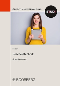 Abbildung von: Bescheidtechnik - Boorberg