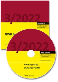Abbildung von: NWB Betriebsprüfungs-Kartei DVD 3/2022 - NWB