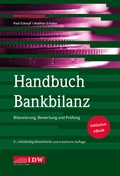 Cover: Handbuch Bankbilanz - IDW