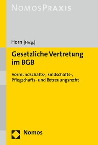 Abbildung von: Gesetzliche Vertretung im BGB - Nomos