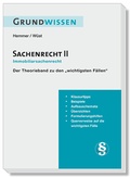 Abbildung von: Grundwissen Sachenrecht II - Immobiliarsachenrecht - Hemmer-Wüst
