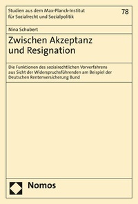Abbildung von: Zwischen Akzeptanz und Resignation - Nomos