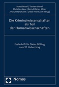 Cover: Die Kriminalwissenschaften als Teil der Humanwissenschaften - Nomos