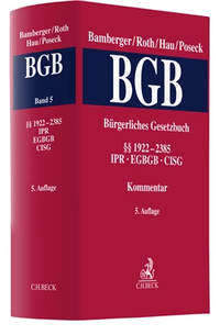 Abbildung von: Bürgerliches Gesetzbuch BGB - Band 5 - C.H.BECK