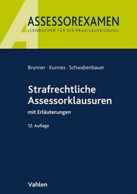 Abbildung von: Strafrechtliche Assessorklausuren - Vahlen
