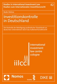 Abbildung von: Investitionskontrolle in Deutschland - Nomos