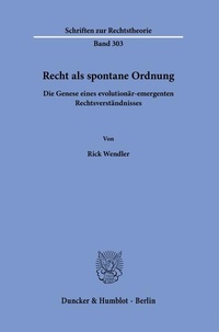 Abbildung von: Recht als spontane Ordnung - Duncker & Humblot