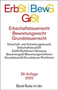 Cover: Erbschaftsteuerrecht / Bewertungsrecht / Grundsteuerrecht: ErbSt / BewG / GrSt - dtv