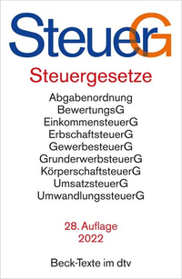 Abbildung von: Steuergesetze: SteuerG - dtv