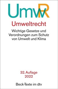 Abbildung von: Umweltrecht: UmwR - dtv