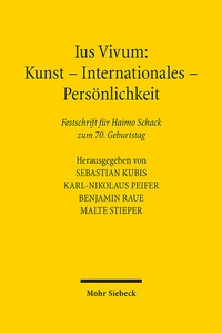 Abbildung von: Ius Vivum: Kunst - Internationales - Persönlichkeit - Mohr Siebeck