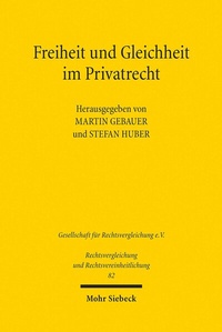 Abbildung von: Freiheit und Gleichheit im Privatrecht - Mohr Siebeck