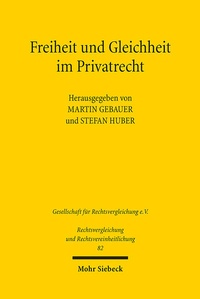 Bild: Freiheit und Gleichheit im Privatrecht - Mohr Siebeck