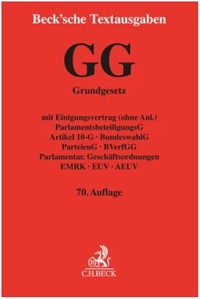 Abbildung von: Grundgesetz: GG für die Bundesrepublik Deutschland - C.H. Beck