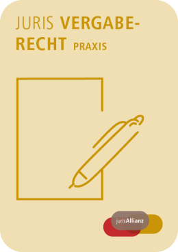Abbildung von: juris Business Vergaberecht Praxis - Juris Saarbrücken
