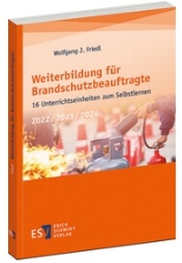 Abbildung von: Weiterbildung für Brandschutzbeauftragte - Erich Schmidt Verlag